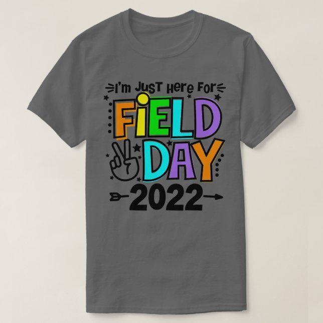 Camiseta Estou aqui para o dia de campo 2022, dia de campo  (Frente do Design)