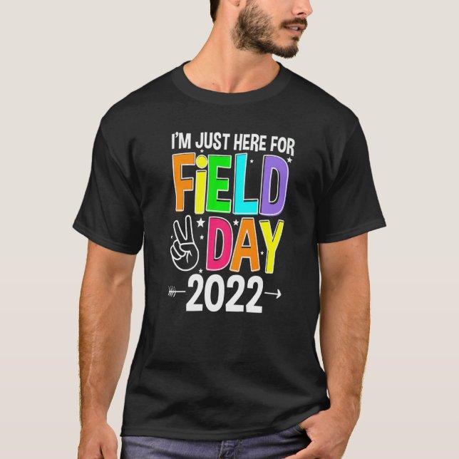 Camiseta Estou aqui para o dia de campo de 2022 (Frente)