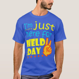 Camiseta Estou aqui para o dia de campo feliz no último dia