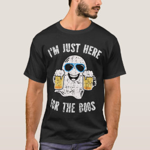 Camiseta Estou aqui para o Fantasma do Dia de as Bruxas eng