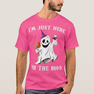 Camiseta Estou aqui para o Fantasma do Dia de as Bruxas eng