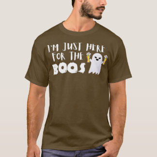 Camiseta Estou aqui para o Fantasma Engraçado do Boos Hallo
