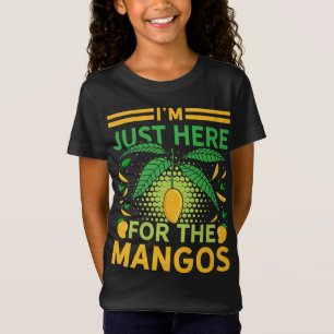 Camiseta Estou aqui para o Fruta Mangos Engraçado