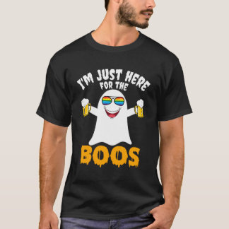 Camiseta Estou Aqui Para O Hallowe Da Bandeira Do Orgulho L