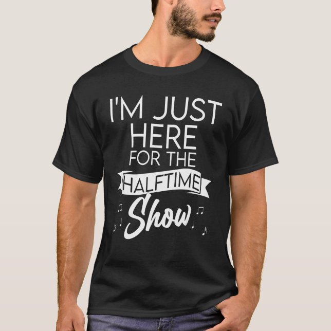 Camiseta Estou aqui para o jogo do Meia Hora do Show (Frente)