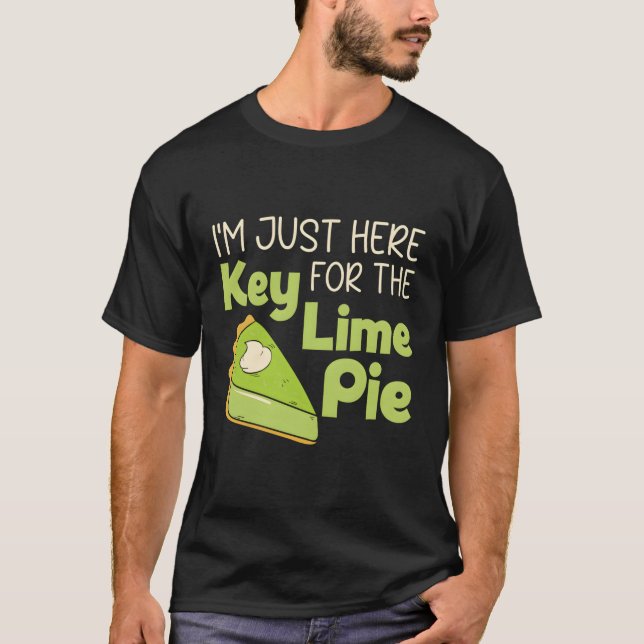 Camiseta Estou Aqui Para O Limão-Chave Pie Florida Dessert (Frente)