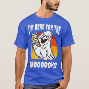 Camiseta Estou aqui para o professor universitário de livro