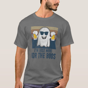 Camiseta Estou aqui para os bichinhos do Funny Pun para Boo