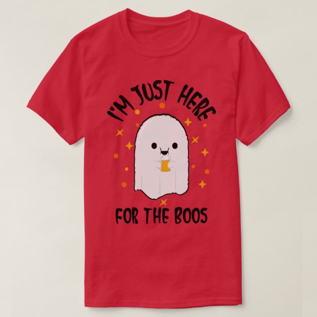 Camiseta Estou Aqui Para Os Boos (Frente do Design)