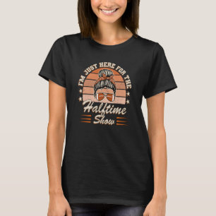 Camiseta Estou aqui para os comerciais de Comidas e Halftim