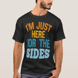 Camiseta Estou aqui para os lados do vegetariano