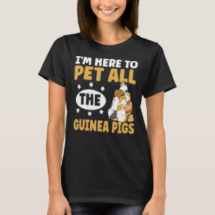Camiseta Estou aqui para prender todos os porcos guineenses