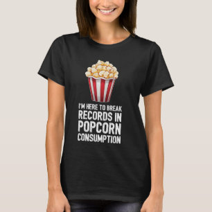 Camiseta Estou aqui para quebrar registros no consumo de pi