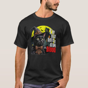 Camiseta Estou Aqui para Tirar Sangue um Flebotomista de Ha