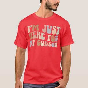 Camiseta Estou Aqui Pelo Meu Padrinho Madrinha