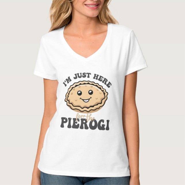 Camiseta Estou aqui pelo Pierogi (Frente)