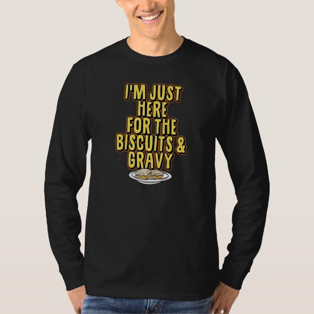 Camiseta Estou aqui pelos biscoitos e gratidão (Frente)