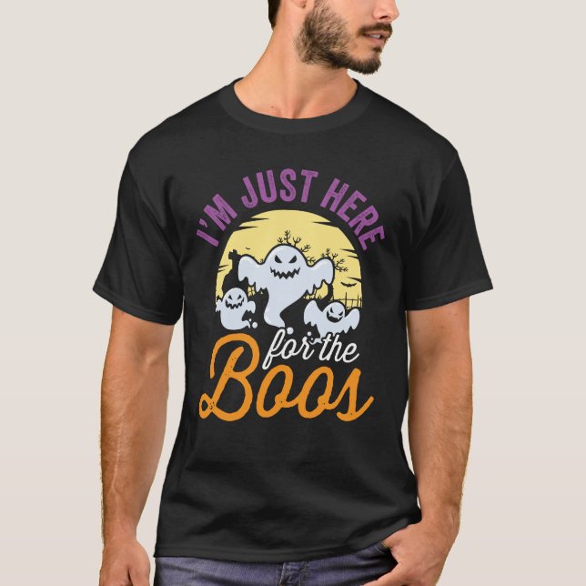 Camiseta Estou aqui pelos Boos (Frente)