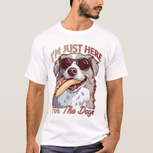 Camiseta Estou aqui pelos cães