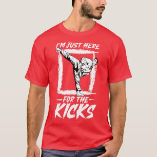 Camiseta Estou aqui pelos chutes Hapkido