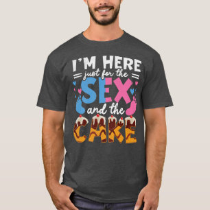 Camiseta Estou aqui só para a revista "Se" e "Sexo de Bolo"