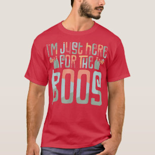 Camiseta Estou aqui só para as mulheres do Boos Halloween