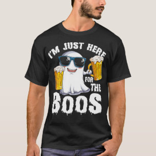 Camiseta Estou aqui só para os Dias de as Bruxas engraçados