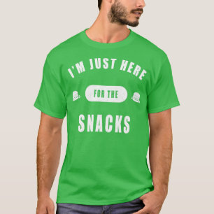 Camiseta Estou aqui só para os petiscos, Dia de Jogo da Fes