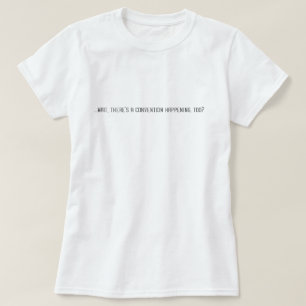 Camiseta Estou aqui só pela comida.