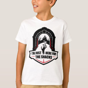 CAMISETA "ESTOU AQUI SÓ PELOS LANCHES"
