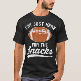 Camiseta Estou Aqui Só Pelos Lanches Engraçado Futebol