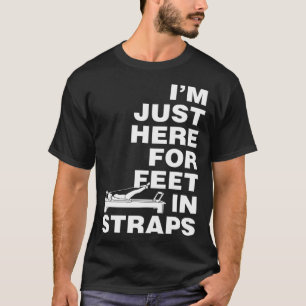 Camiseta Estou Aqui Somente por Pés em Tiras Pilates Yoga F