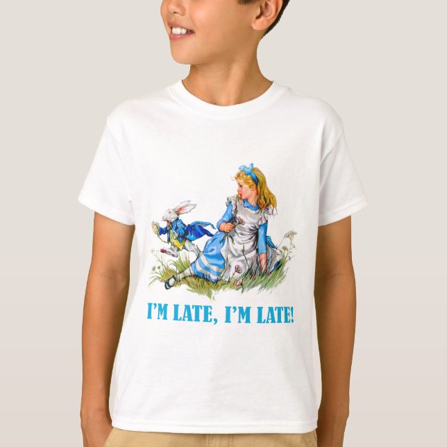 CAMISETA ESTOU ATRASADO, ESTOU ATRASADO! PARA UMA DATA MUIT (Frente)