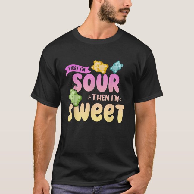 Camiseta Estou azedo, sou doce, doce doce, doce, doce Ki (Frente)