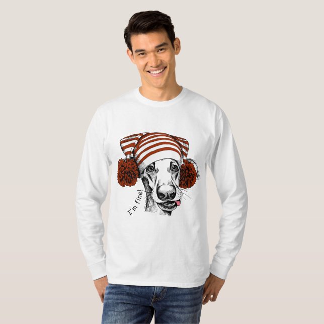 Camiseta Estou bem. (Frente Completa)