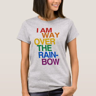 CAMISETA ESTOU BEM ALÉM DO ARCO-ÍRIS