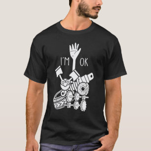 Camiseta Estou bem Cara do carro Mecânico de automóveis peç