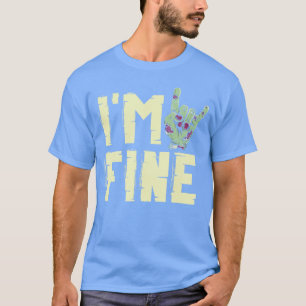 Camiseta Estou Bem Mão de Zumbi Zumbis Horrorrick Ótimo Sal
