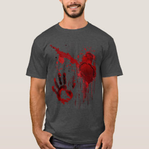 Camiseta Estou Bem Não É Meu Sangue Manchas De Sangue Sangu