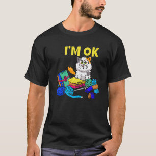 Camiseta Estou Bem Pata Amor Criador de Gatos Costureira Ki