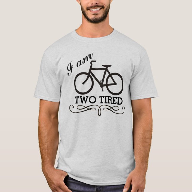 Camiseta Estou Bicicleta Muito Cansado (Frente)