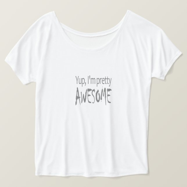 CAMISETA ESTOU BONITO. (Frente do Design)