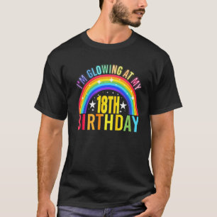 Camiseta Estou brilhando na minha 18ª Festa de aniversário