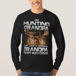 Camiseta Estou caçando vovô. Engraçado, veado caçando vovô 
