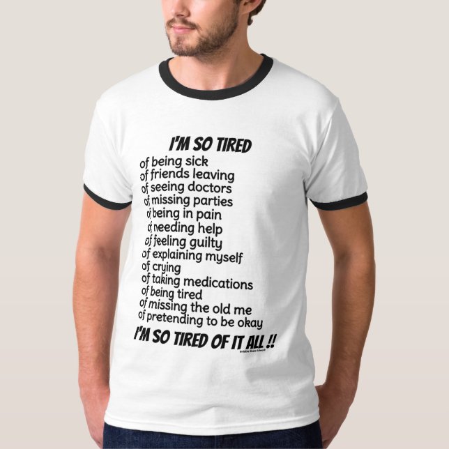 CAMISETA ESTOU CANSADO (Frente)