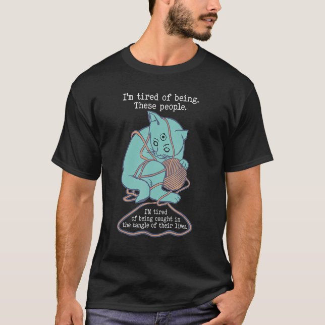 Camiseta Estou Cansado de ser pego no ângulo de L (Frente)