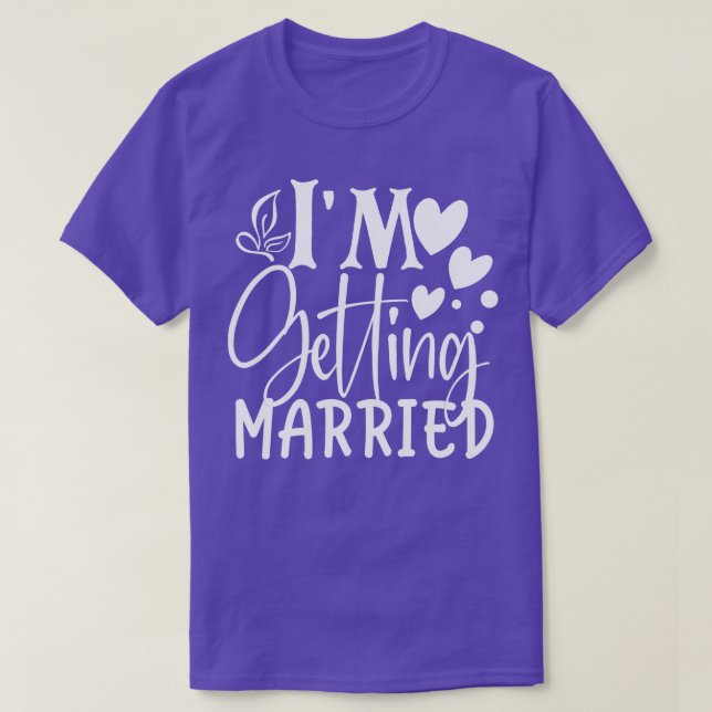 Camiseta Estou Casando (Frente do Design)