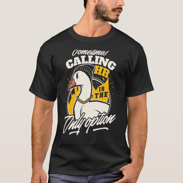 Camiseta Estou chamando Recursos Humanos do HR (Frente)