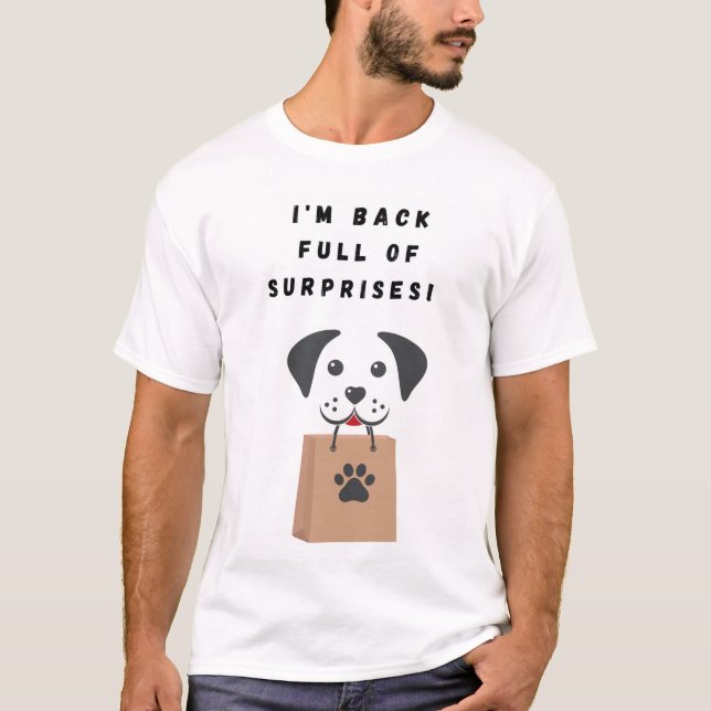 Camiseta Estou cheio de surpresas! (Frente)