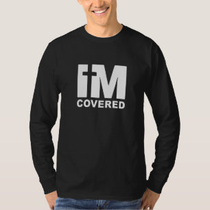 Camiseta Estou coberto de Graceful Cross Faithful Christian